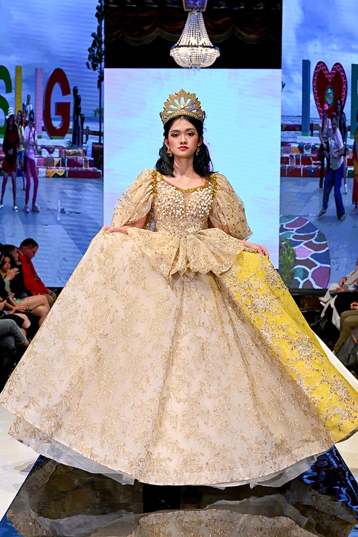 Designer preparation for Fashion Week presentation