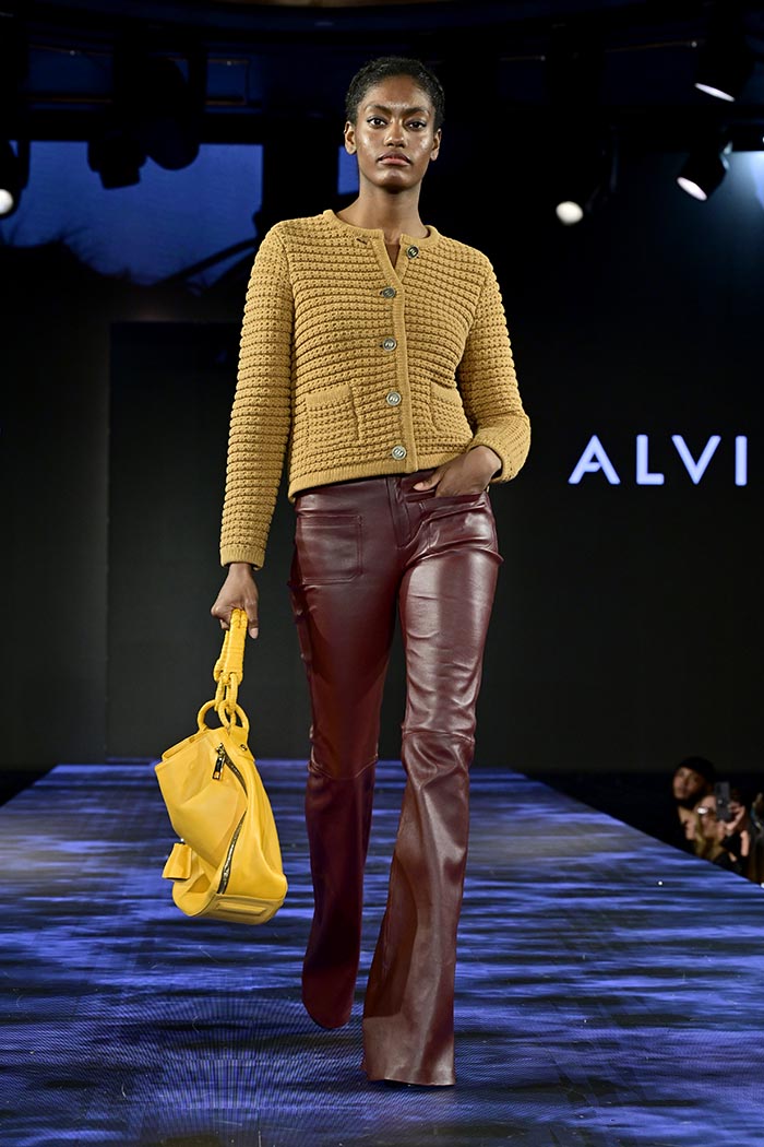 Designer runway showcase during Fashion Week