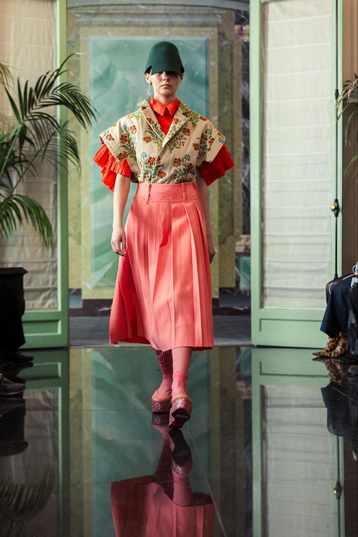 Designer collection presentation at Fashion Week