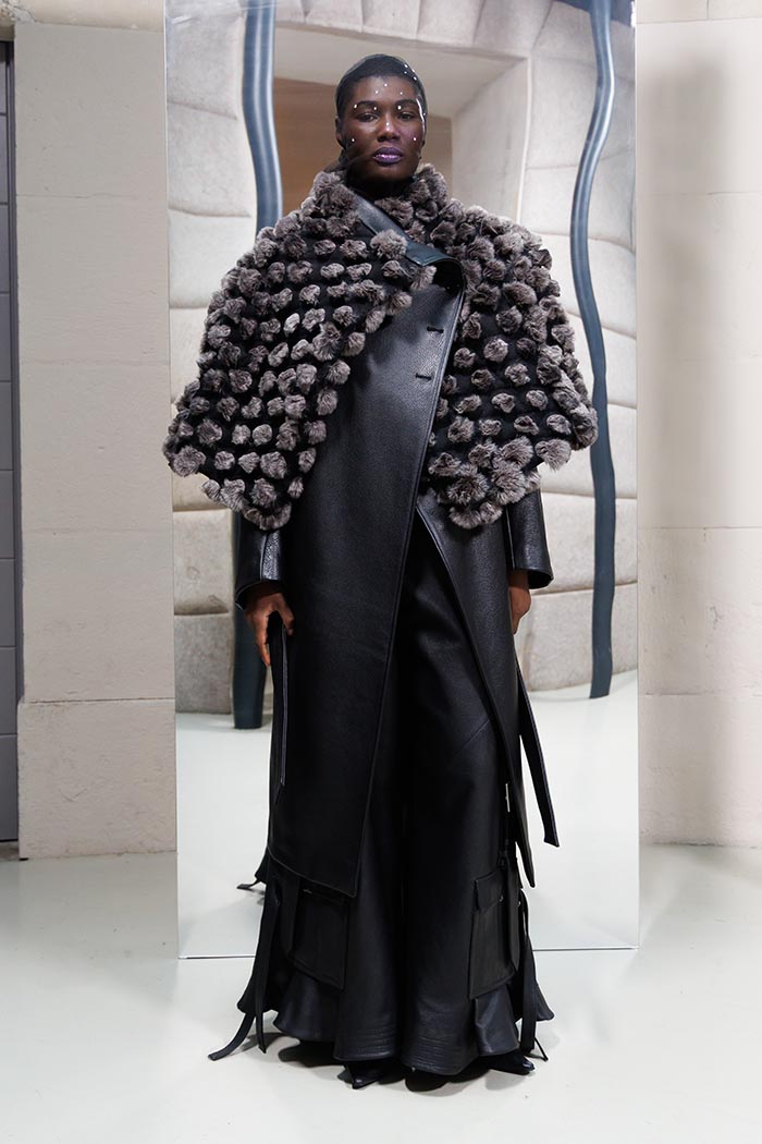 Milan Fashion Week runway show featuring Jarel Zhang collection